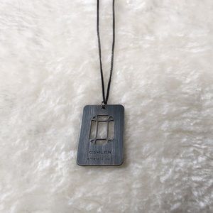 Osklen Rio de Janeiro Emerald Cut Necklace